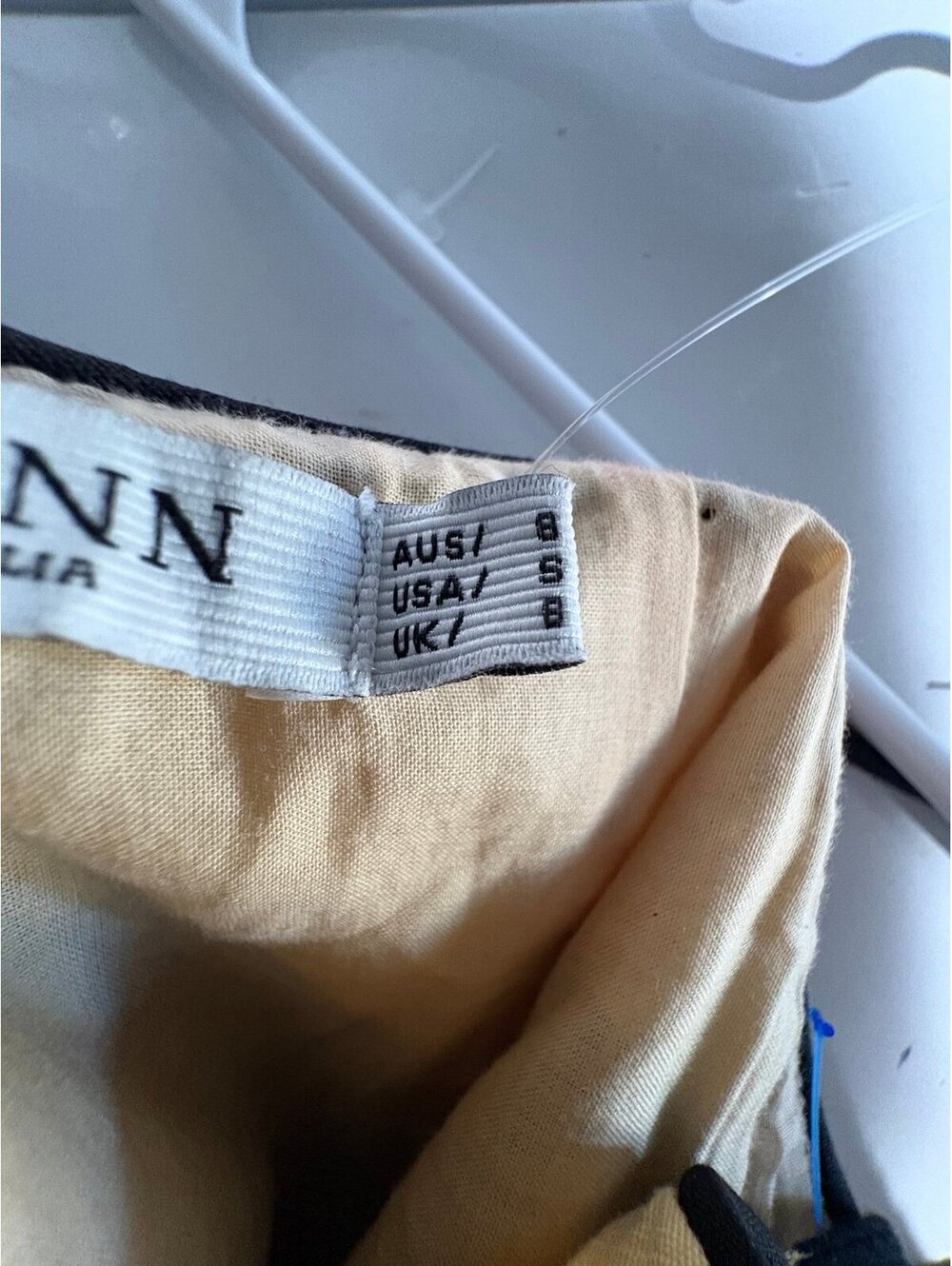 Mon Renn Midi Dress. Black tan. Size S - Picture 8 of 8